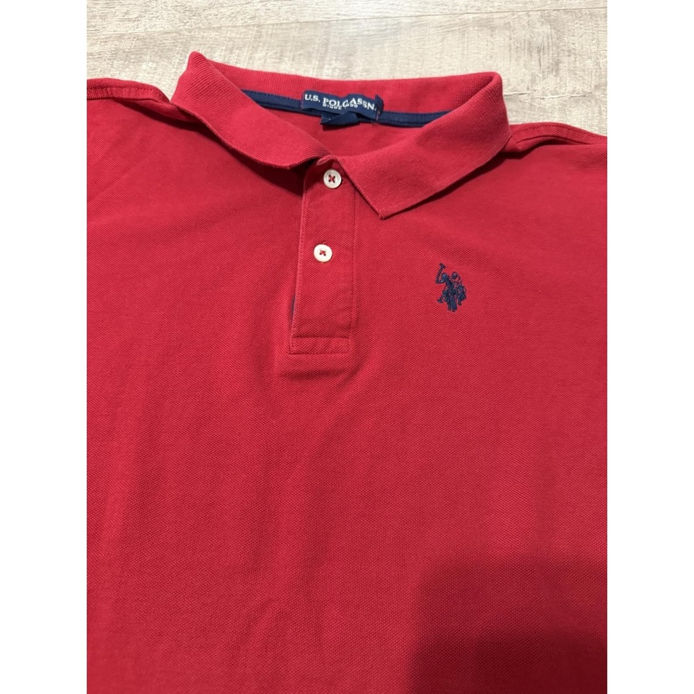 U.S. Polo Assn. Red short-sleeve polo shirts Set - Picture 5 of 8